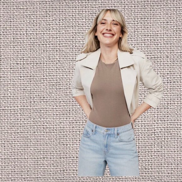 Cute Sleeveless High Neck Bodysuit in Mocha Light Chocolate Very Soft & Slimming - Picture 6 of 7